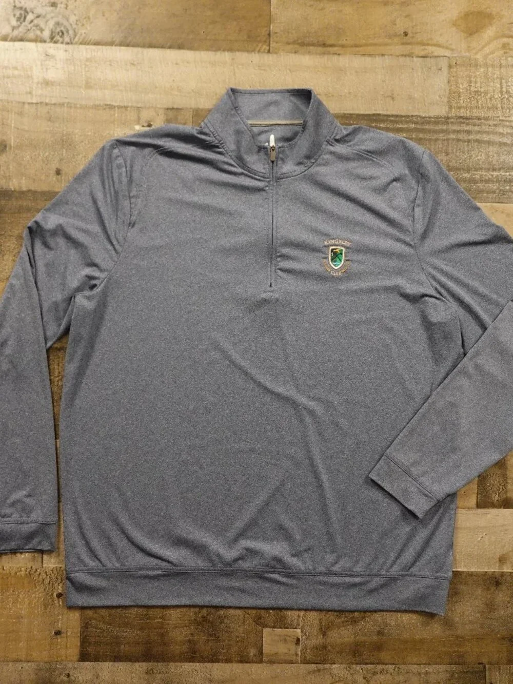 Johnnie-O Flex Prep-Formance 1/4 Zip Pullover Men's XL Blue Golf Stretch